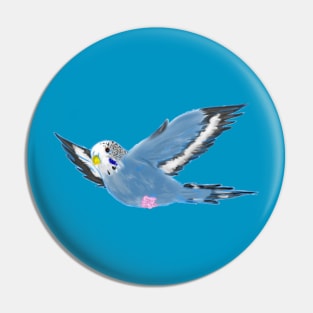 Blue Bird Logo Pin