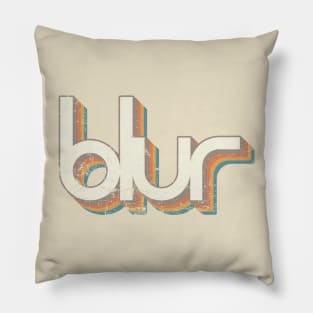 Blur Retro Vintage Pillow