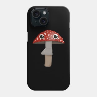 Red and White Kawaii Mushroom Phone Case