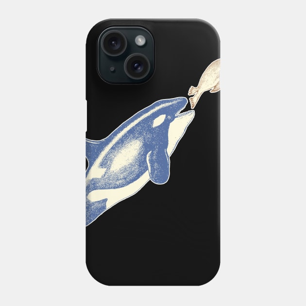 Killer Whale VS Seal Phone Case by encycloart