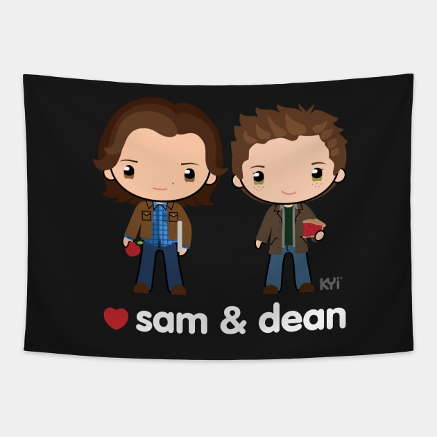 Love Sam & Dean - Supernatural Tapestry by KYi