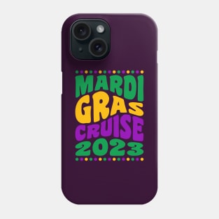 Mardi Gras Cruise 2023 Matching Group Family Vacation Phone Case