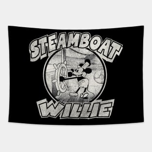 Steamboat Willie Worn Tapestry