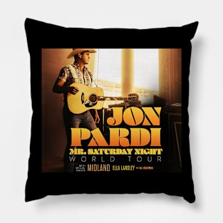 Jon Pardi mr. saturday night world tour Pillow