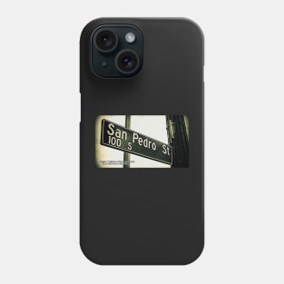 San Pedro Street, Los Angeles, California by Mistah Wilson Phone Case