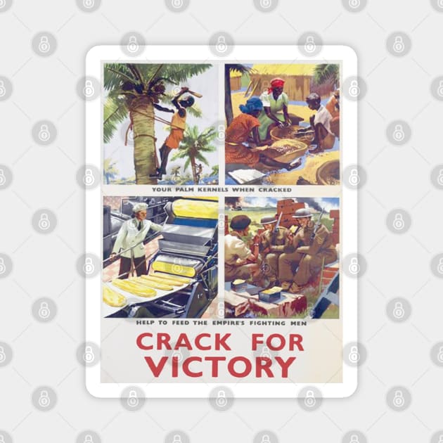 Crack For Victory Magnet by Slightly Unhinged