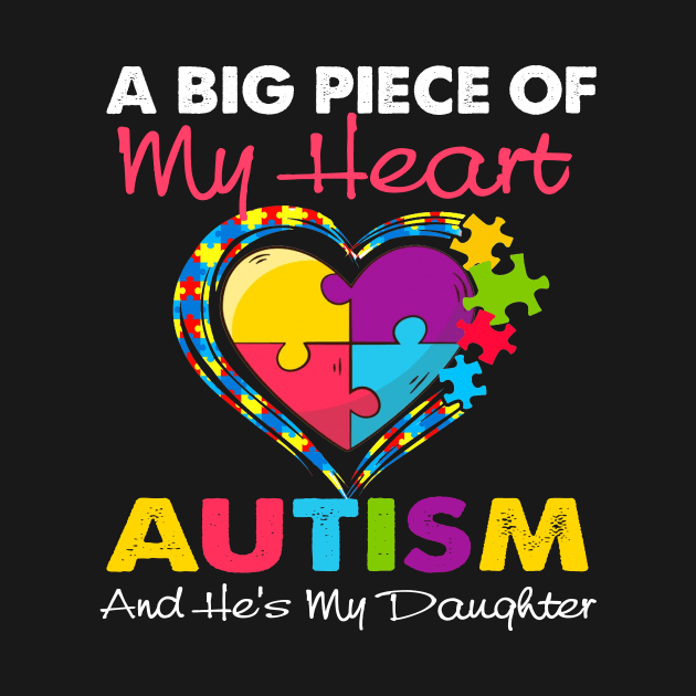 A Big Piece Of My Heart Has Autism and He_s My Daughter by cruztdk5