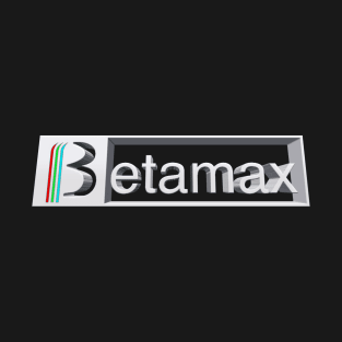 Betamax Video Format 3D T-Shirt