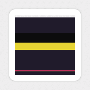 The onliest fuse of Very Light Pink, Raisin Black, Smoky Black, Dark Pink and Piss Yellow stripes. Magnet