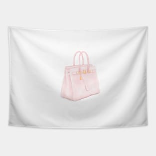 Pink Designer Handbag Tapestry