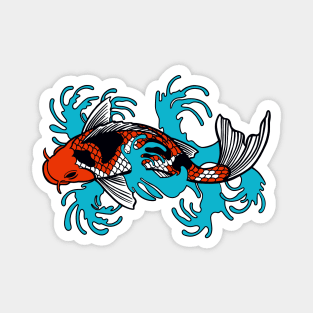 Splashing Koi Magnet