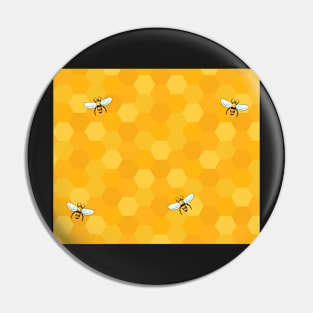 Honeycomb and Bees Pin