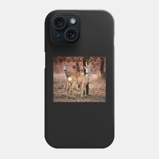 Roe deer family Phone Case