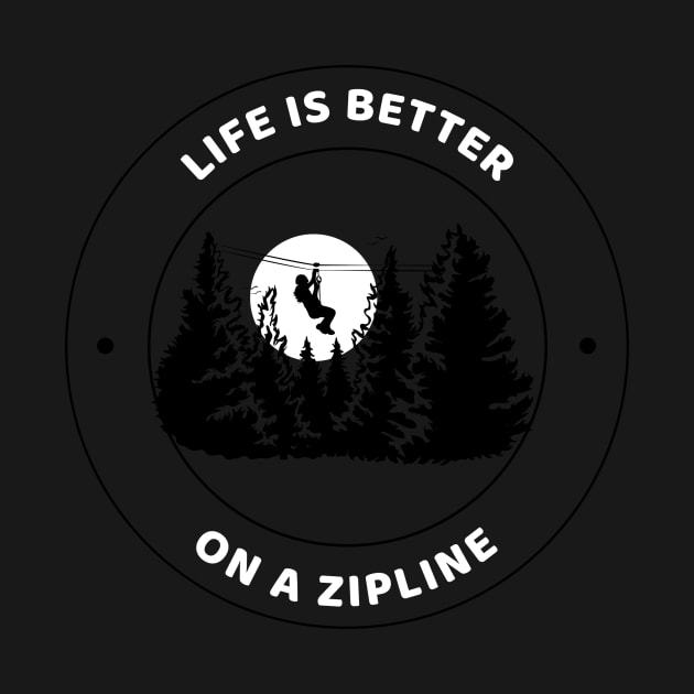 Zipline by Mountain Morning Graphics