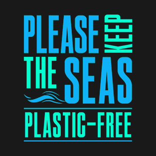 Save Planet Earth Oceans Marine Life Ban Plastic Pollution T-Shirt