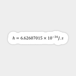 Planck's Constant Value Magnet