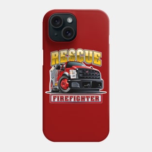 Cartoon Fire Truck Phone Case