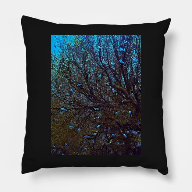 THE DAMSEL FAIRY TREE Pillow by dumbodancer