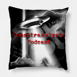 Conspiranalysis Podcast Logo Pillow