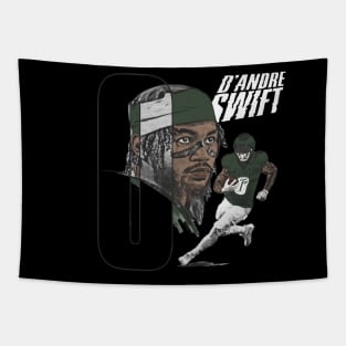 D'Andre Swift Philadelphia Portrait Number Tapestry