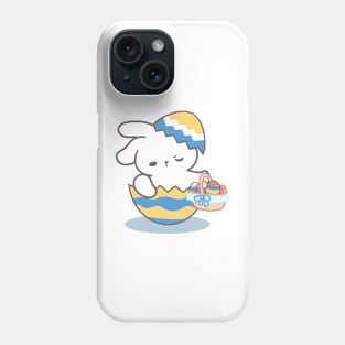 Egg-cellent Surprise: Loppi Tokki Emerges from an Easter Egg with a Basket of Delightful Treats! Phone Case