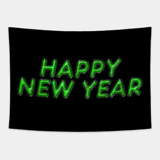 Happy New Year - Green Tapestry