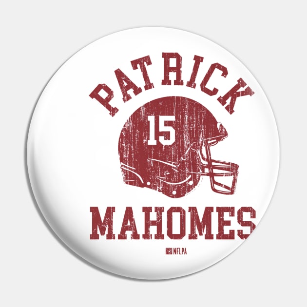 Patrick Mahomes Kansas City Helmet Font Pin by TodosRigatSot