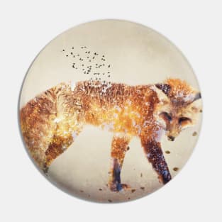 Autumn Fox Pin