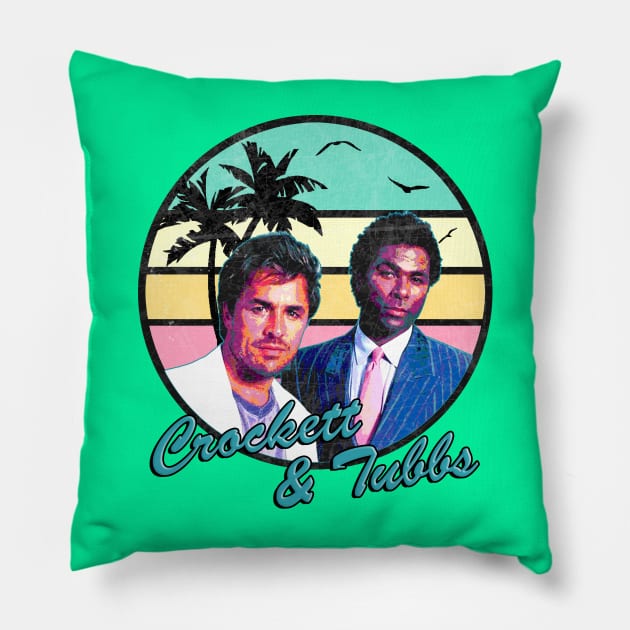 Crockett & Tubbs Pillow by marengo