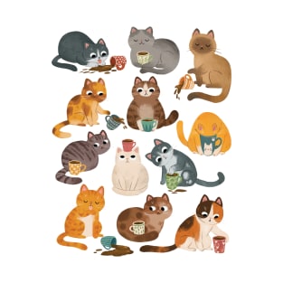 Cats and Coffee T-Shirt