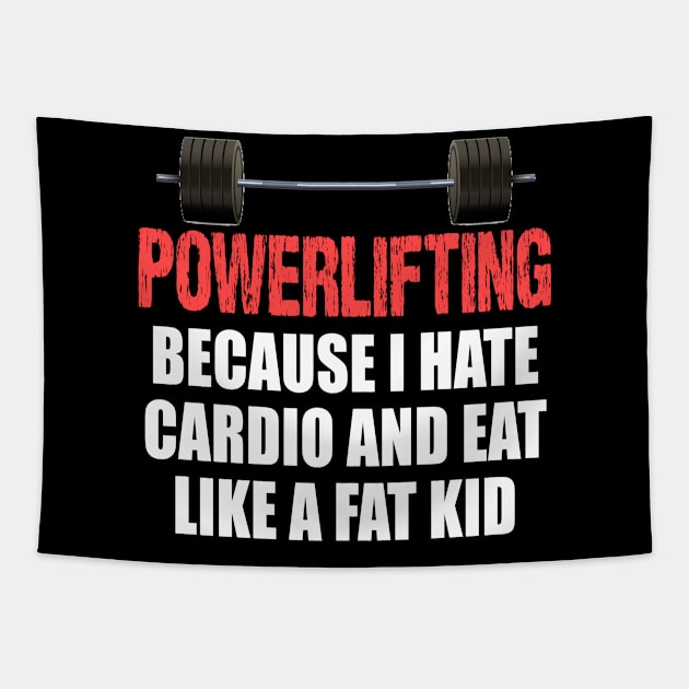 Powerlifting Bodybuilding Tapestry by Realfashion