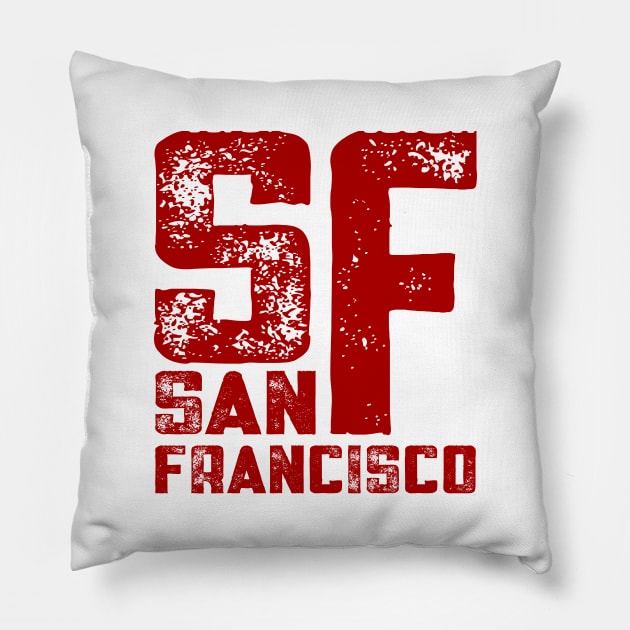 San Francisco Pillow by colorsplash