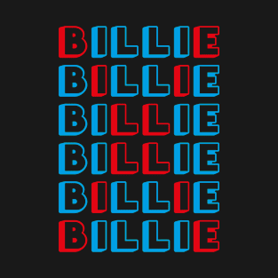 Billie X - Red and Blue T-Shirt