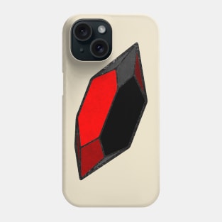 Red and Black Gem Phone Case