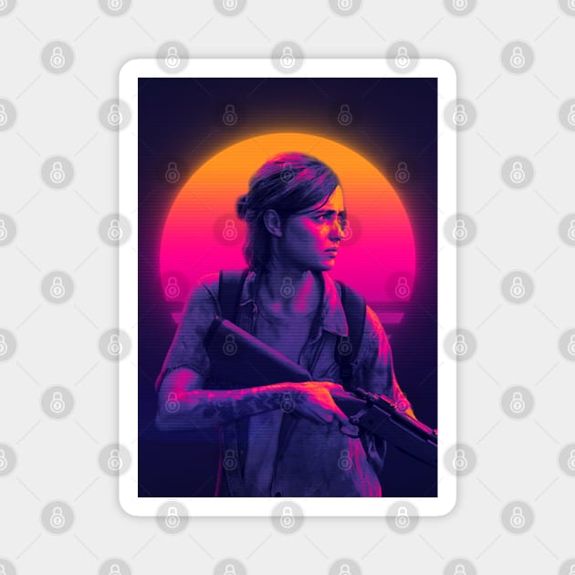 Ellie The Last Of Us Magnet by mrcatguys