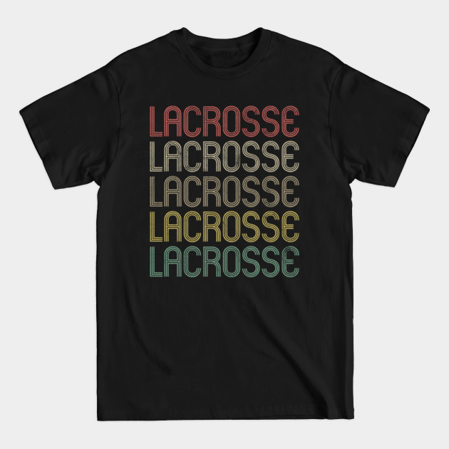 Discover Retro Style Lacrosse Design - Lacrosse - T-Shirt