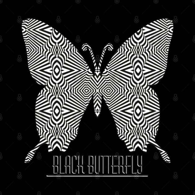 Black white Butterfly by mkbl