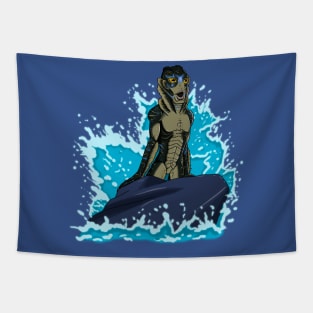 The little Amphibian man Tapestry