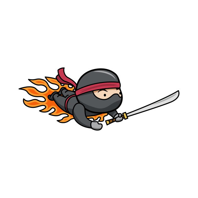 Flying Ninja by LostCactus