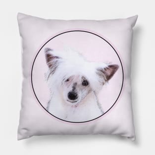 Chinese Crested (Powderpuff) Pillow