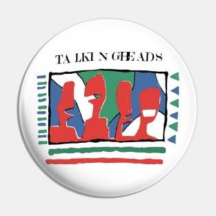 Talking Heads Album Cover Pin