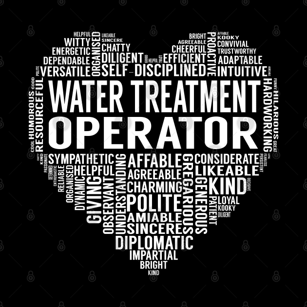 Water Treatment Operator Heart by LotusTee