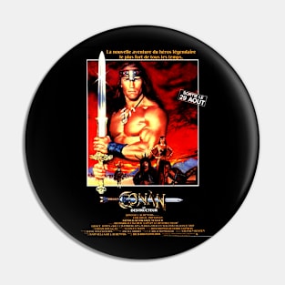 Classic Fantasy Movie Poster - Conan Pin