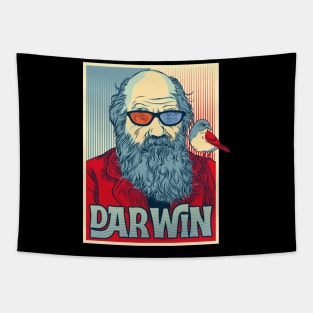 Charles darwin day celebration Tapestry