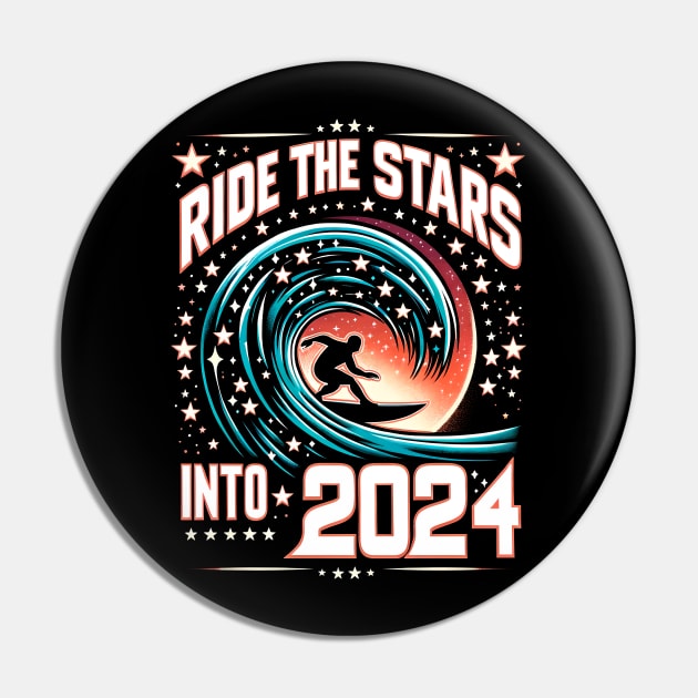 Ride the stars into 2024! Pin by Neon Galaxia