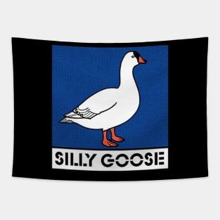Big Silly Geese Funny Silly Goose Tapestry