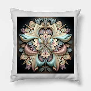 A Pattern of Pastel Colors Pillow