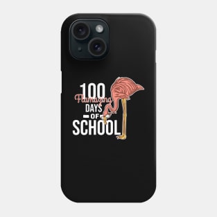 100 Flamazing Days Of School 100th Day Of School Phone Case