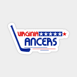Defunct Virginia Lancers Hockey Team Magnet