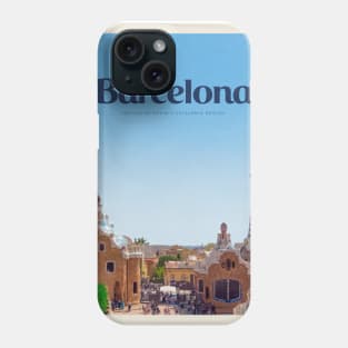 Visit Barcelona Phone Case